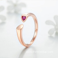 Rose Gold Fine Jewelry 925 Silver Custom Ring